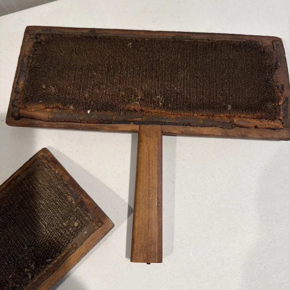 Antique Whittemore Patent No.10 Cotton Carders L.S. Watson‎ & Co. Leicester Mass